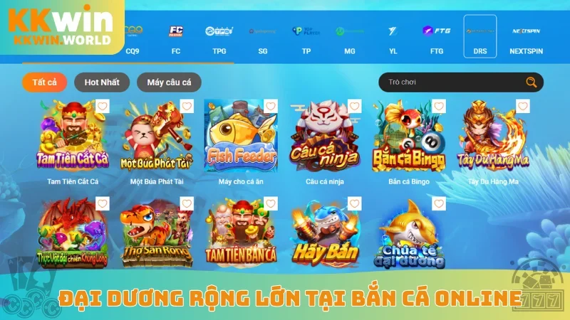 Đại dương rộng lớn tại bắn cá online