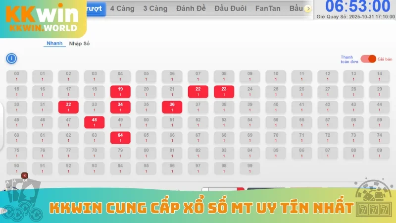 KKWin cung cấp xổ số MT uy tín nhất