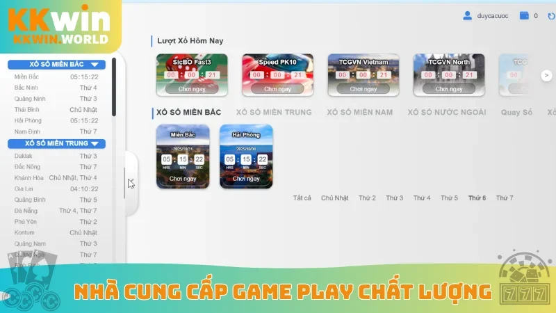 Nhà cung cấp Game Play chất lượng