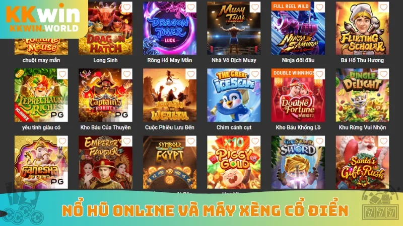 Nổ hũ online và máy xèng cổ điển