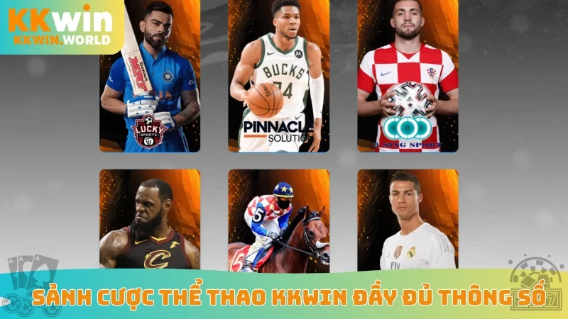 Sảnh cược thể thao KKWin đầy đủ thông số