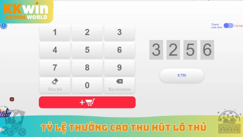 Tỷ lệ thưởng cao thu hút lô thủ